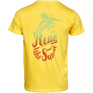 T-shirt Aloha Jaune clair Ride the Sunset -8XL