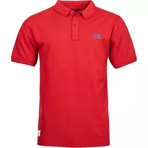 Polo Replika rouge brodé à l'allure sport chic