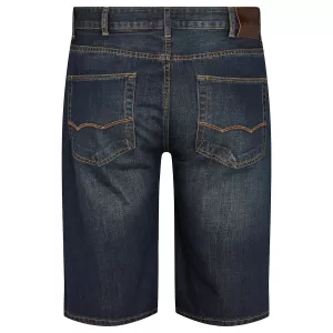 Bermuda jean bleu délavé coupe confor-P46