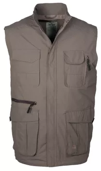 Veste légère multipoche Taupe-10XL
