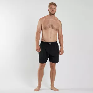 Short de bain noir séchage rapide-6XL
