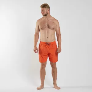 Short de bain orange séchage rapide-4XL