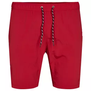 Short de bain rouge séchage rapide