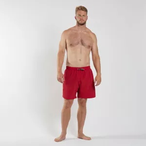 Short de bain rouge séchage rapide-8XL