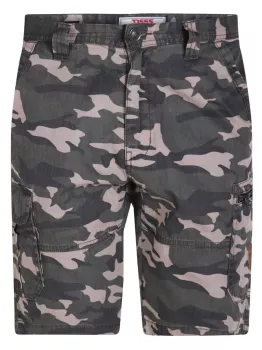 Short cargo camouflage pratique et stylé