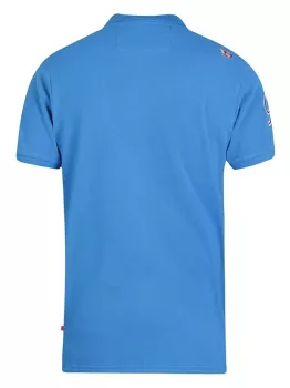 Polo D555 Athletic bleu azur 1996 look sport -3XL