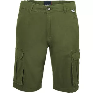 Short cargo vert olive avec poches pratiques
