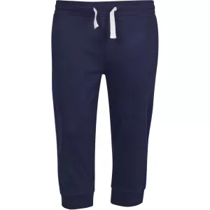 Short capri sweat bleu marine homme longueur 3/4