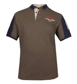 Polo piquet manche courte Vert army de 3XL à 8XL