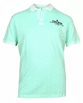 Polo Palm Beach vert menthe manches courtes