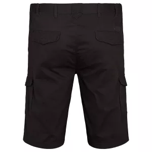 Short cargo stretch noir avec poches-8XL