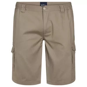 Short cargo stretch Beige clair avec poches