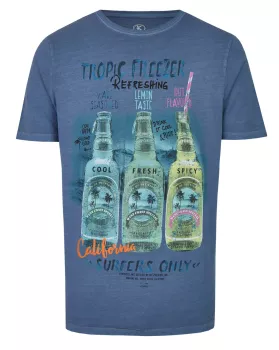 T-shirt Tropic Freezer bleu Insignia Surfers Only