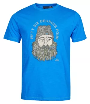 T-shirt nautique pécheur bleu victoire