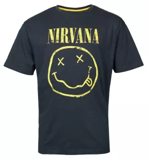 T-shirt NIRVANA noir de 3XL à 8XL