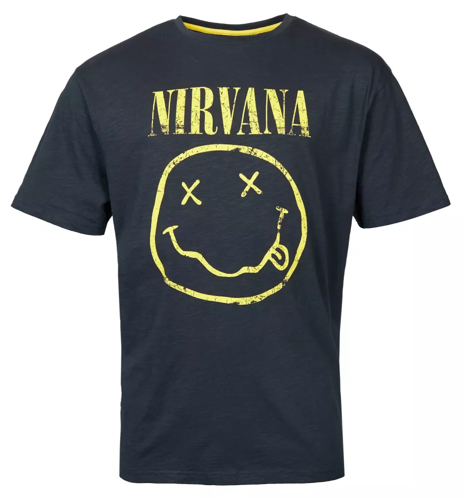T-shirt Nirvana noir manches courtes-3XL