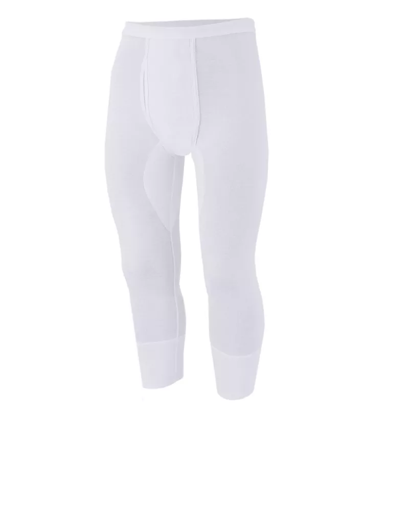 Caleçon long 3/4 Royal Feinripp blanc en coton doux-T14