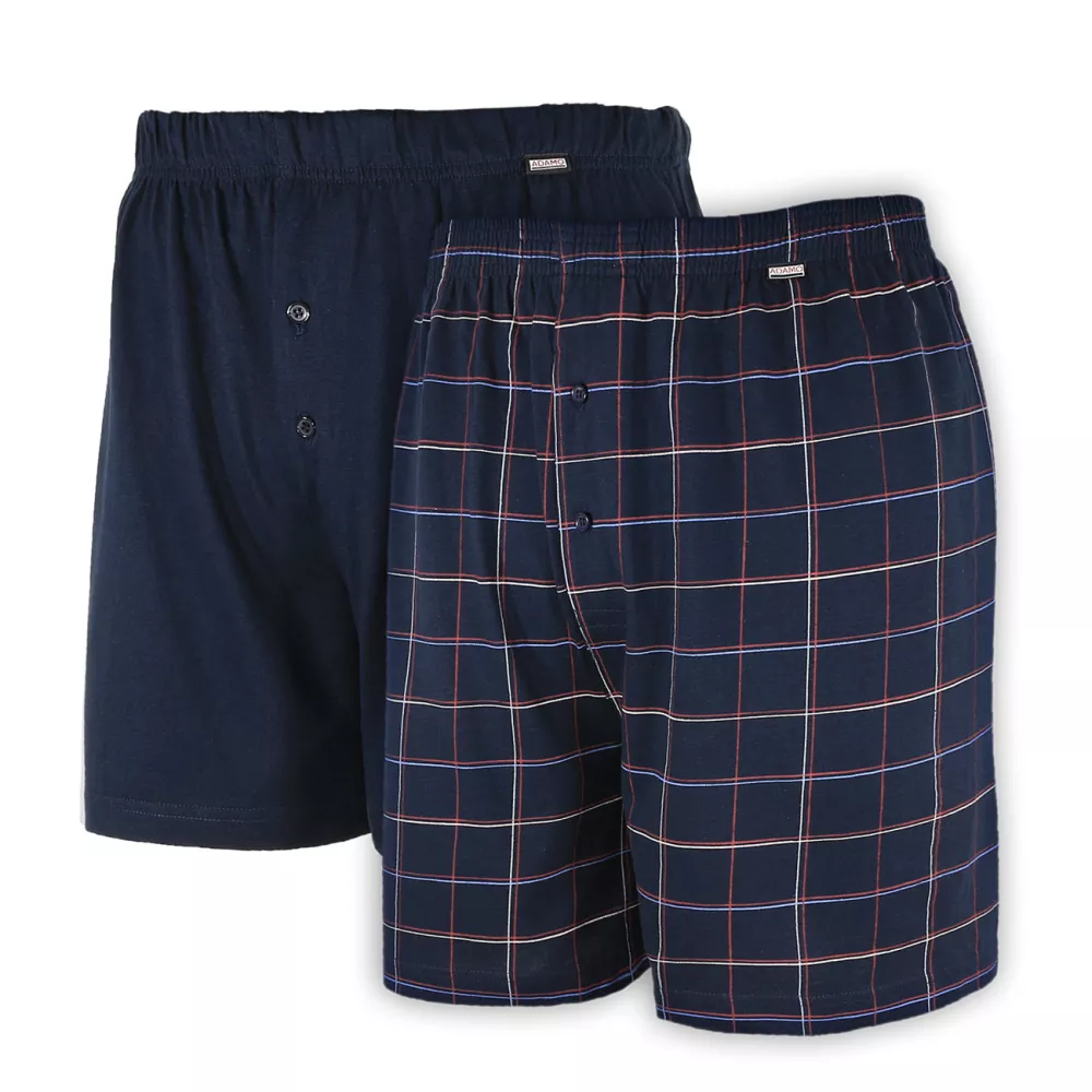 Pack 2 caleçons longs de qualité bleu marine-T8