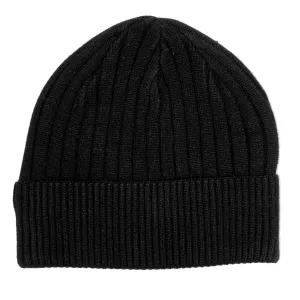 Bonnet noir unisexe taille unique chaud et pratique