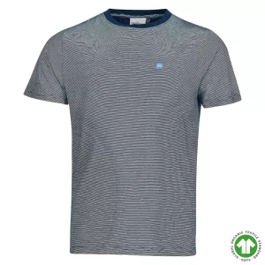 T-shirt rayé North Ligné bleu marine coton responsable 