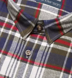 Chemise flanelle à carreaux vert bleu rouge-2XL