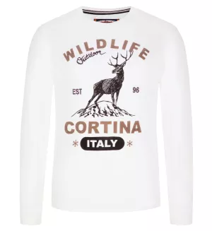 T-shirt manches longues blanc-cassé WildLife Cortina