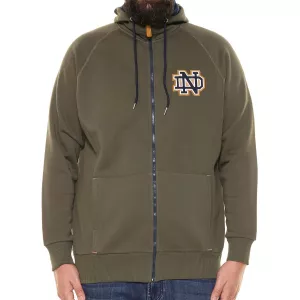Sweat Maxfort zippé ND Vert army style varsity-7XL