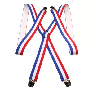Bretelle XL à pince Drapeau Français
