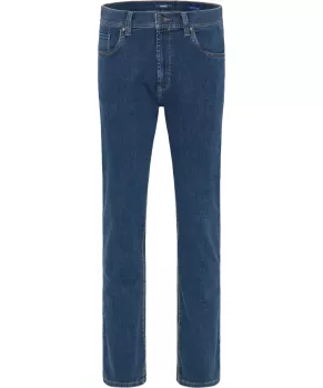 Jean PIONEER THOMAS taille basse bleu délavé-28