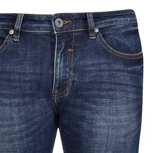 Jean coupe Mick bleu délavé stretch mode-P44