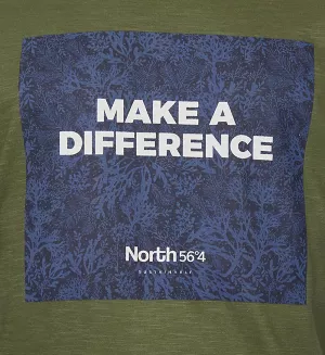 T-shirt vert olive North 56°4 algue-6XL