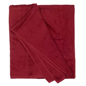 Serviette de plage ou sauna XXL bordeaux 220 x 155 cm