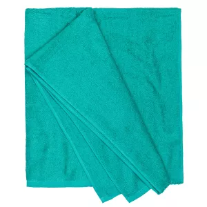 Serviette de plage ou sauna XXL turquoise 220 x 155 cm