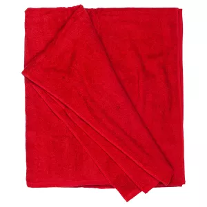 Serviette essuie de bain XXL rouge 100 x 220 cm