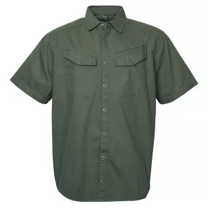 Chemise Replika Jeans Vert army manche courte 2XL à 8XL