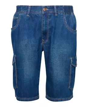 Replika jeans Bermuda bleu délavé 2XL - 8XL-2XL