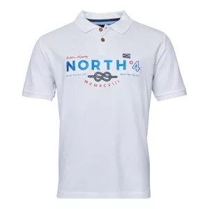 North 56.4 Polo Nautique blanc 3XL