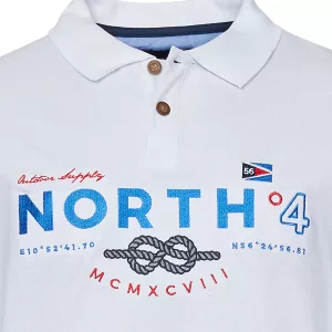 North 56.4 Polo Nautique blanc 3XL-3XL