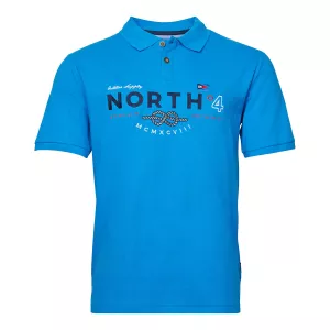 North 56.4 Polo Nautique bleu clair 3XL