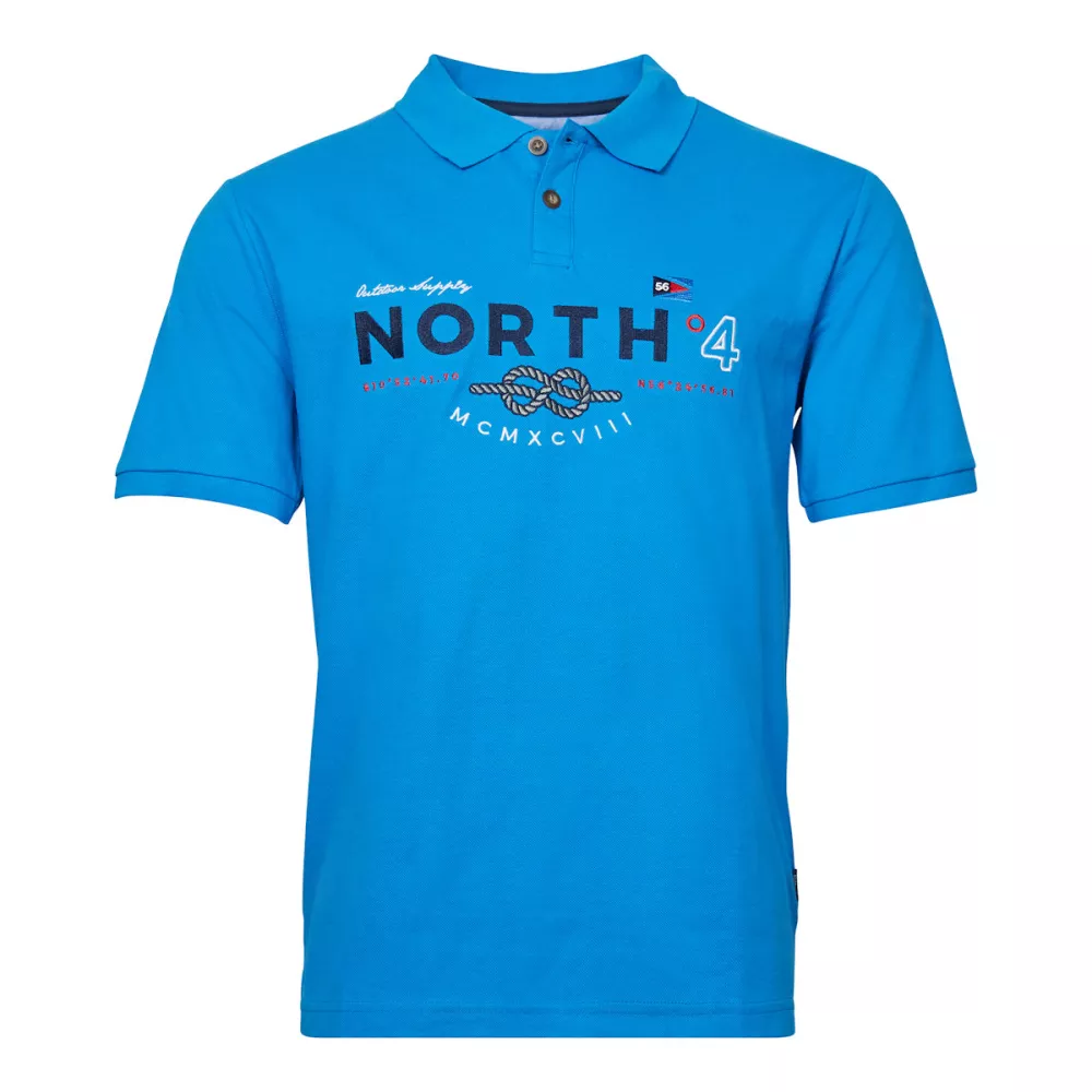 North 56.4 Polo Nautique bleu clair 3XL-3XL