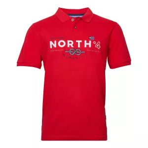 North 56.4 Polo Nautique rouge 3XL