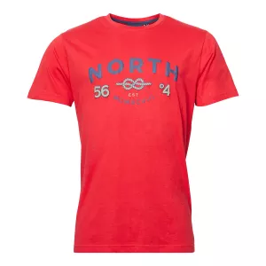 North 56.4 T-shirt manche courte rouge 5XL