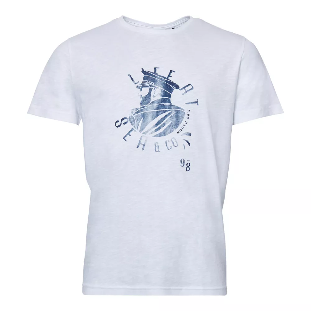 North 56.4 T-shirt manche courte mélange blanc de 3XL à 6XL-3XL