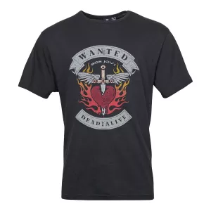 T-shirt Rock Bon Jovi noir 2XL à 8XL-3XL