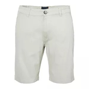 Bermuda stretch chino Beige clair grande taille