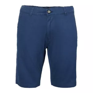 Bermuda stretch chino bleu marine grande taille