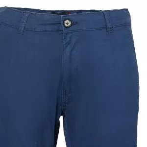 Bermuda stretch chino bleu marine grande taille-P58