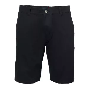 Bermuda stretch chino noir grande taille