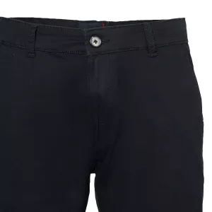 Bermuda stretch chino noir grande taille-P42