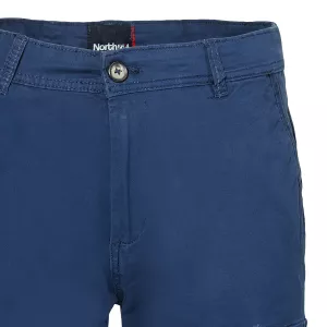 Bermuda stretch cargo bleu marine grande taille 36US - 54US-P38